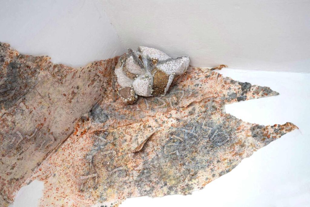 ליאור שור ורותי זינגר, מראה הצבה מדיה מעורבת, , צילום אפרת מזור, 2023